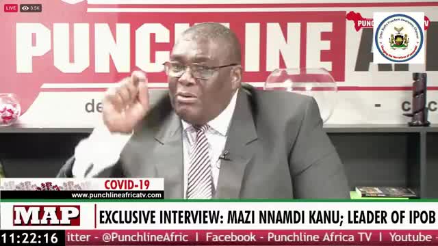 HAPPENING NOW! EXCLUSIVE INTERVIEW WITH MAZI NNAMDI KANU BY Dr. David Matsang...